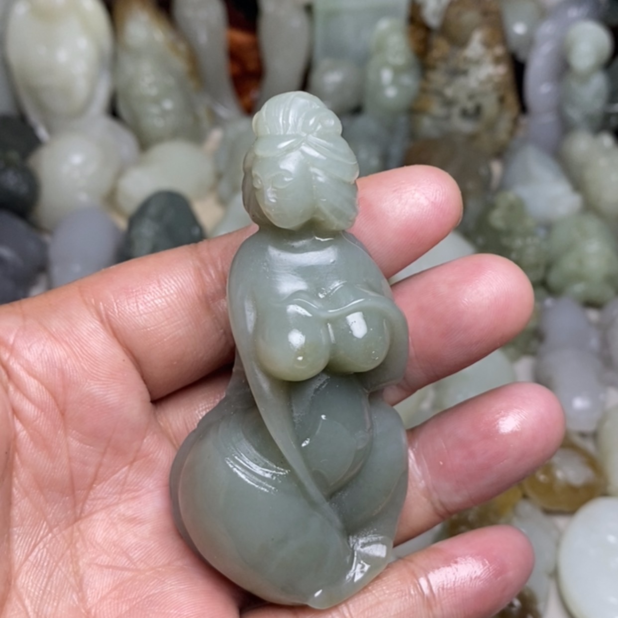 【闪购商品】和田玉未镶嵌把件