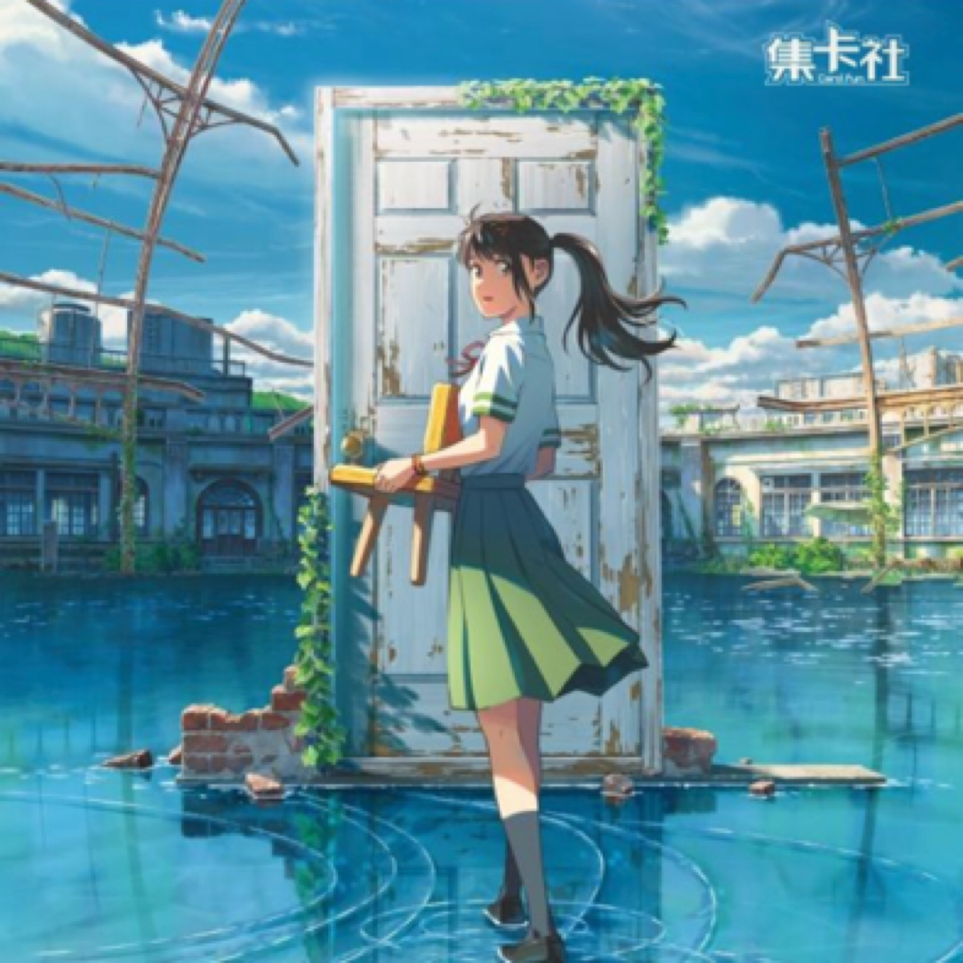新海诚动画铃芽之旅正版电影纪念胶片收藏卡