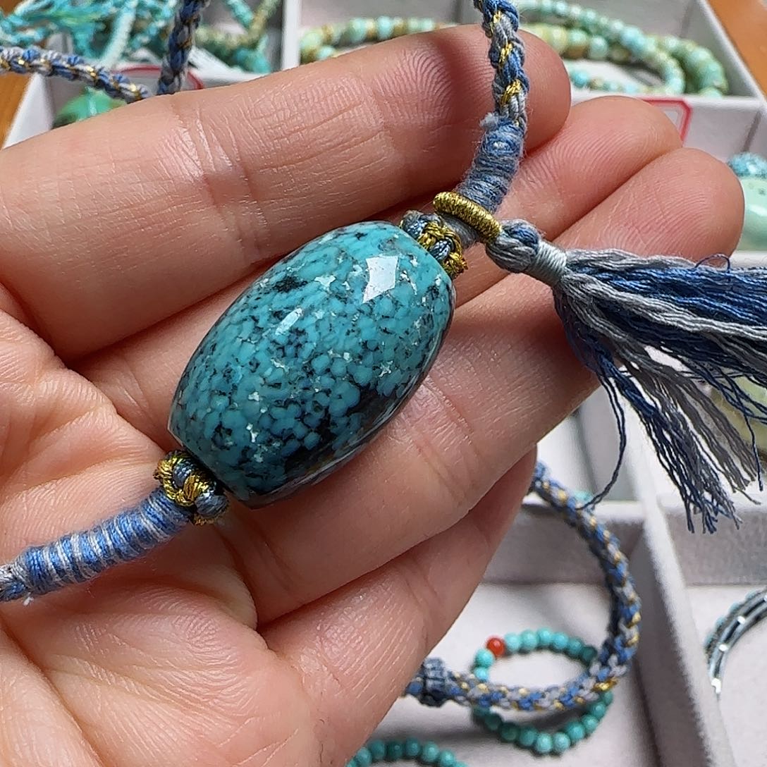 绿松石珠宝半成品未镶嵌