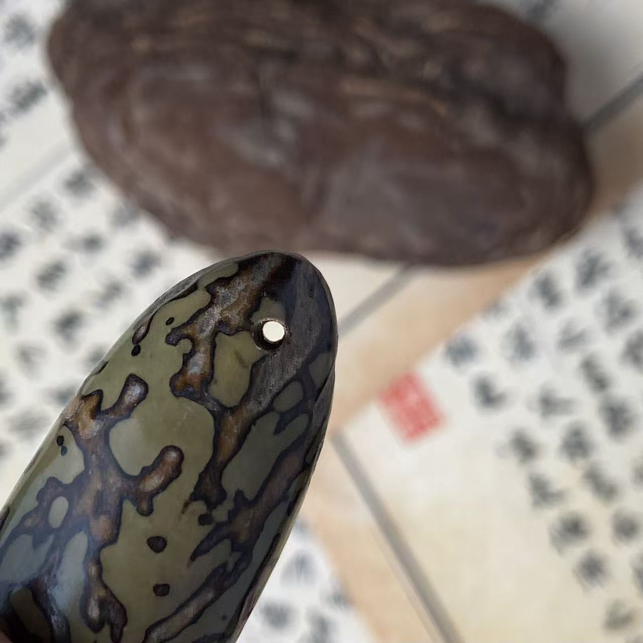 千眼菩提手把件男士随身把玩挂件单颗超级大果老果打磨成品吊坠