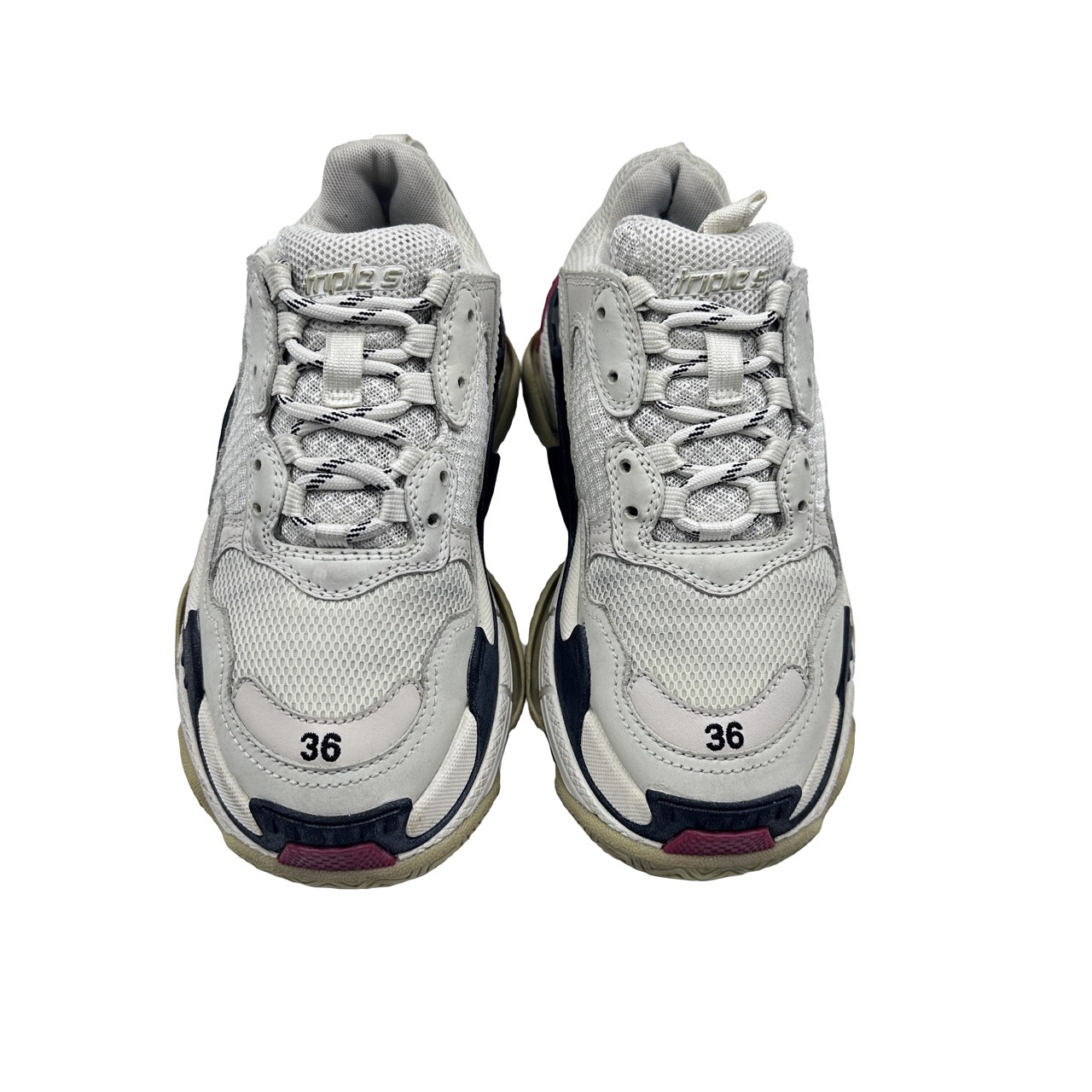 95新 Balenciaga/巴黎世家 36码triples老爹鞋96新vv097