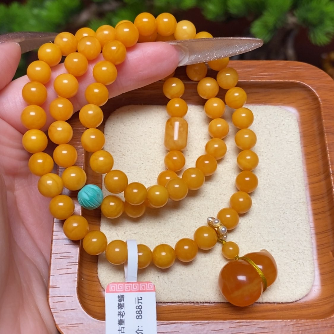 【闪购商品】未镶嵌蜜蜡手链手串