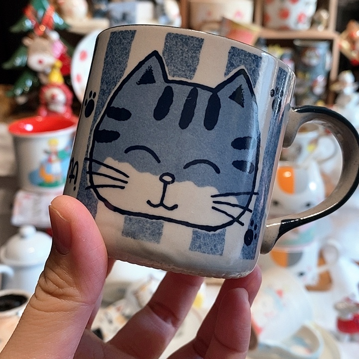 猫咪马克杯杯咖啡杯