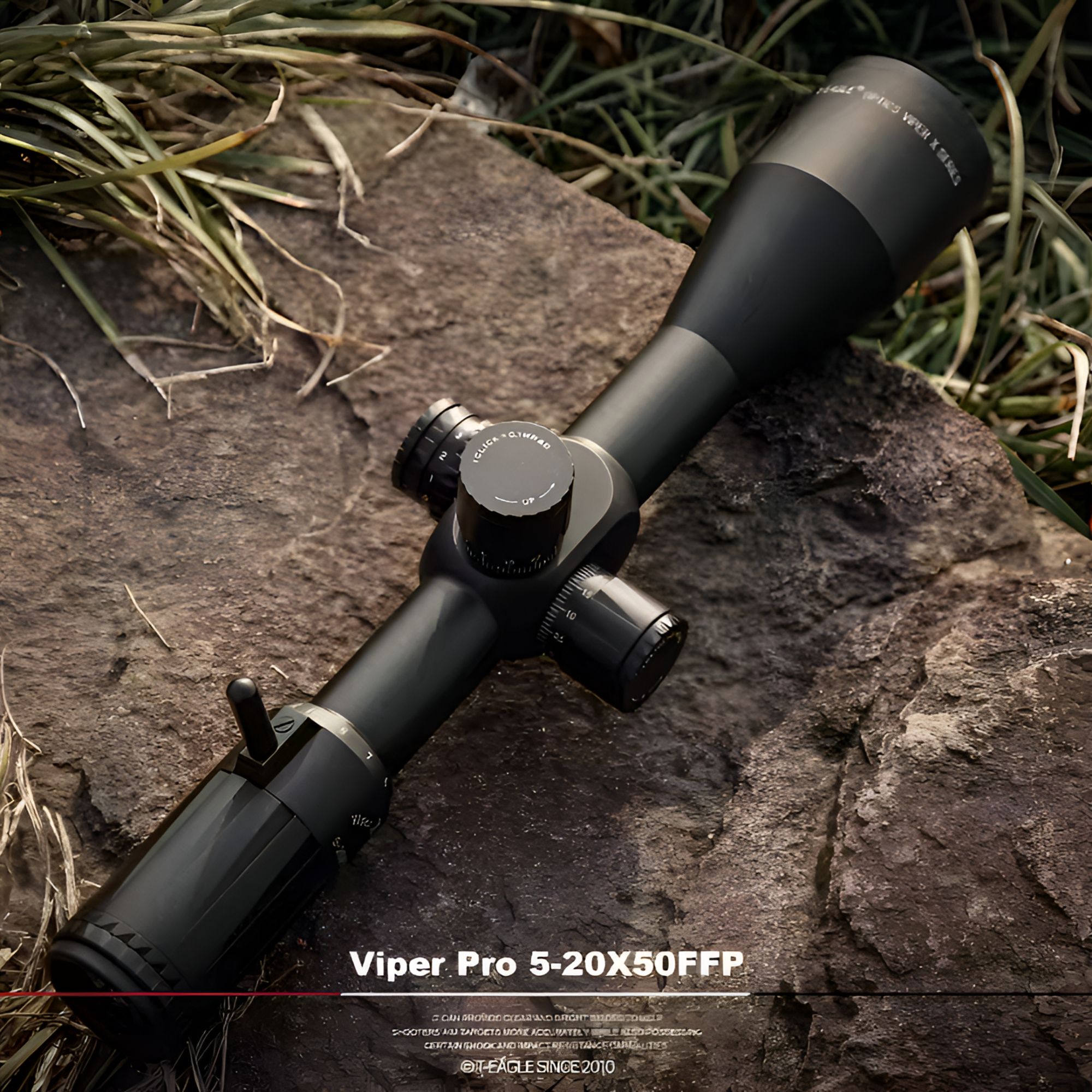 T-EAGLE/突鹰蝰蛇5-20*50瞄准镜前置玻璃板侧调焦高抗震倍镜