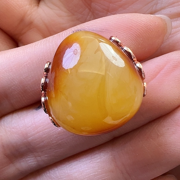 蜜蜡颈饰未镶嵌蜜蜡