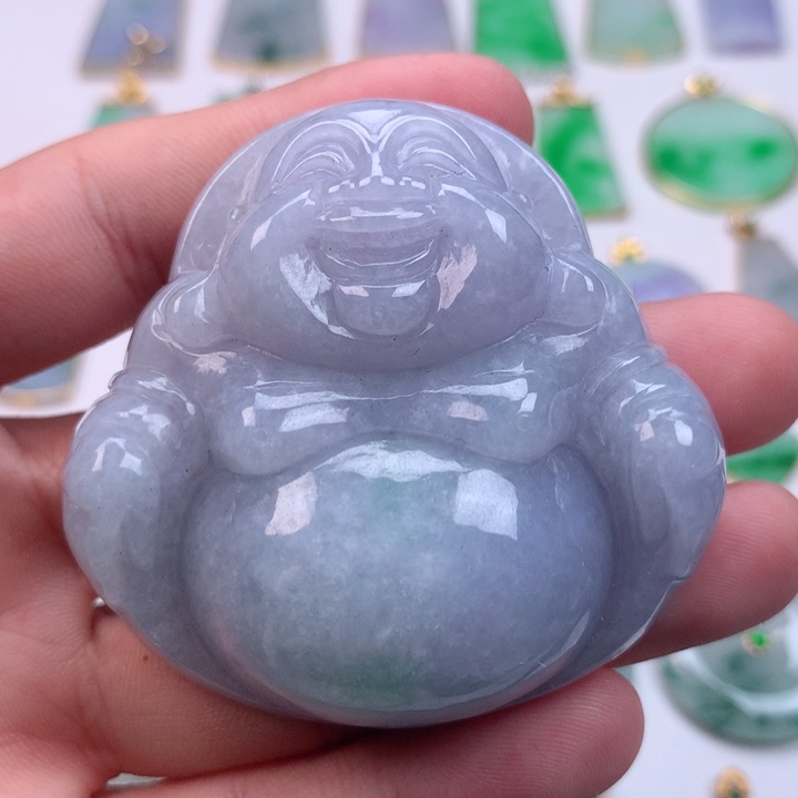 翡翠未镶嵌颈饰缅甸天然翡翠a货