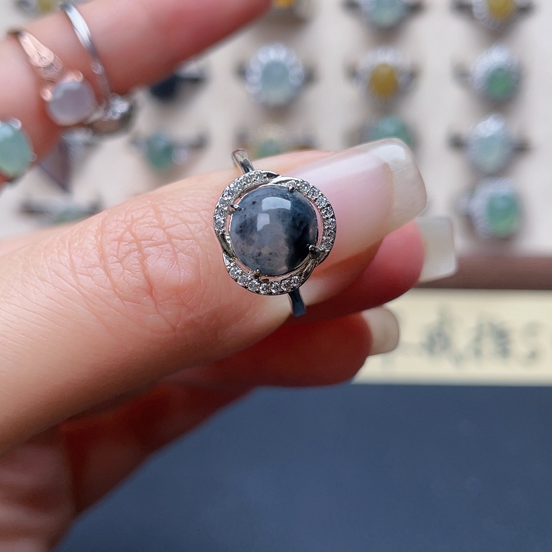 翡翠戒指未镶嵌戒指