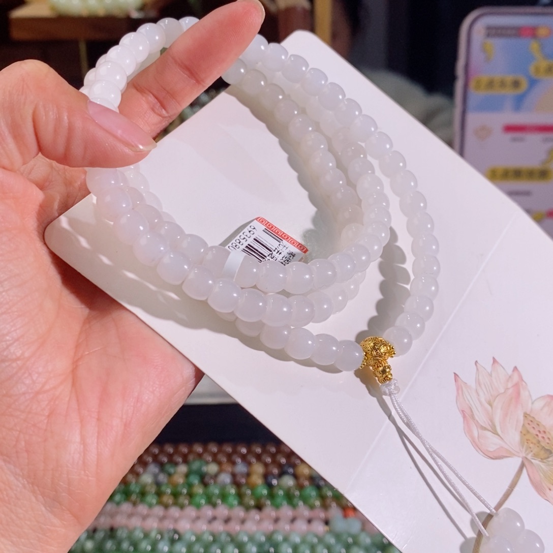 和田玉手串多样性拍一发一未镶嵌