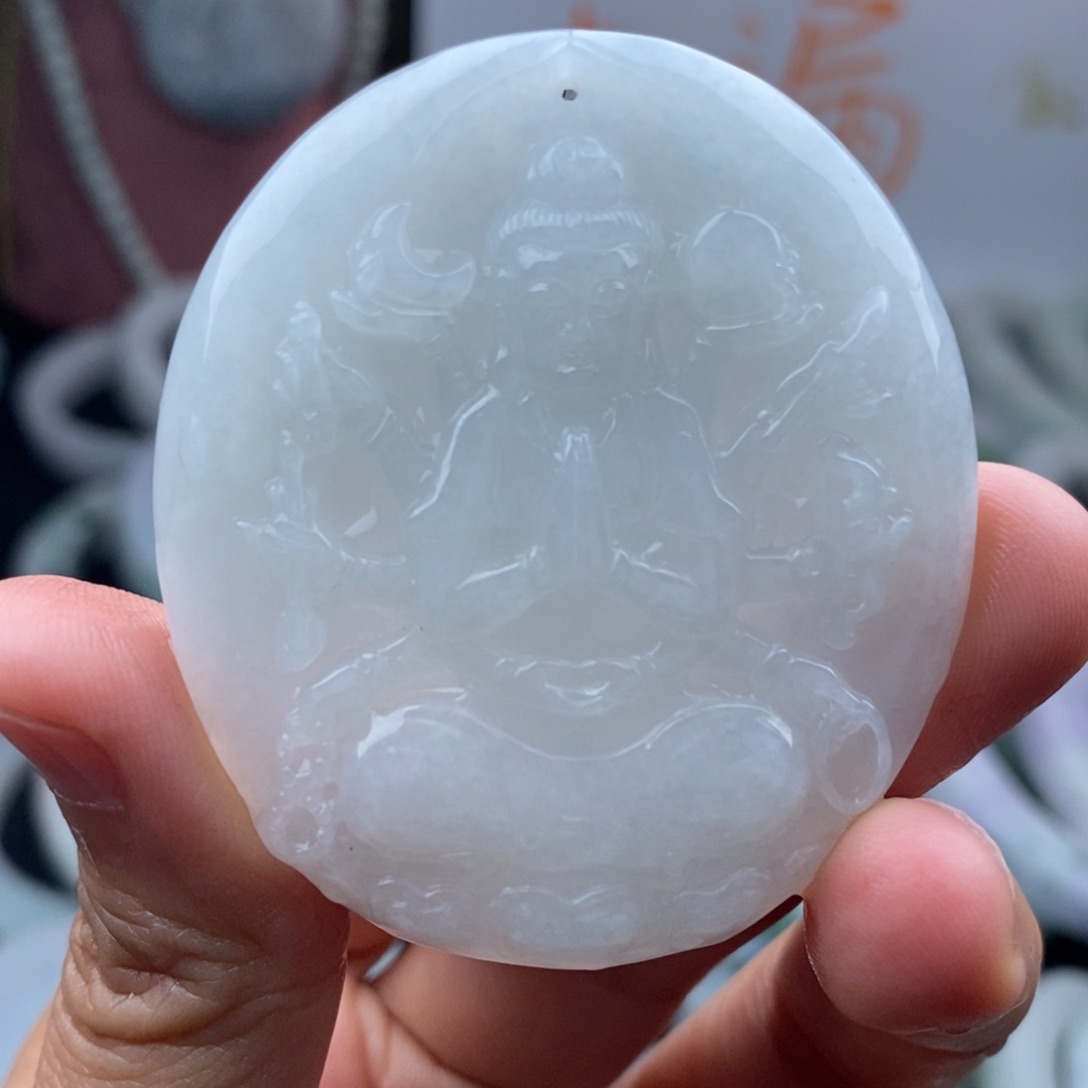 翡翠颈饰未镶嵌挂件