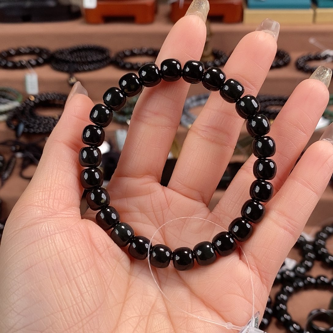 和田玉未镶嵌手链8