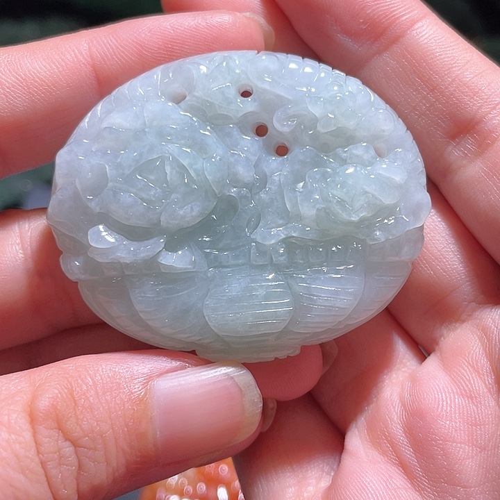 颈饰未镶嵌翡翠天