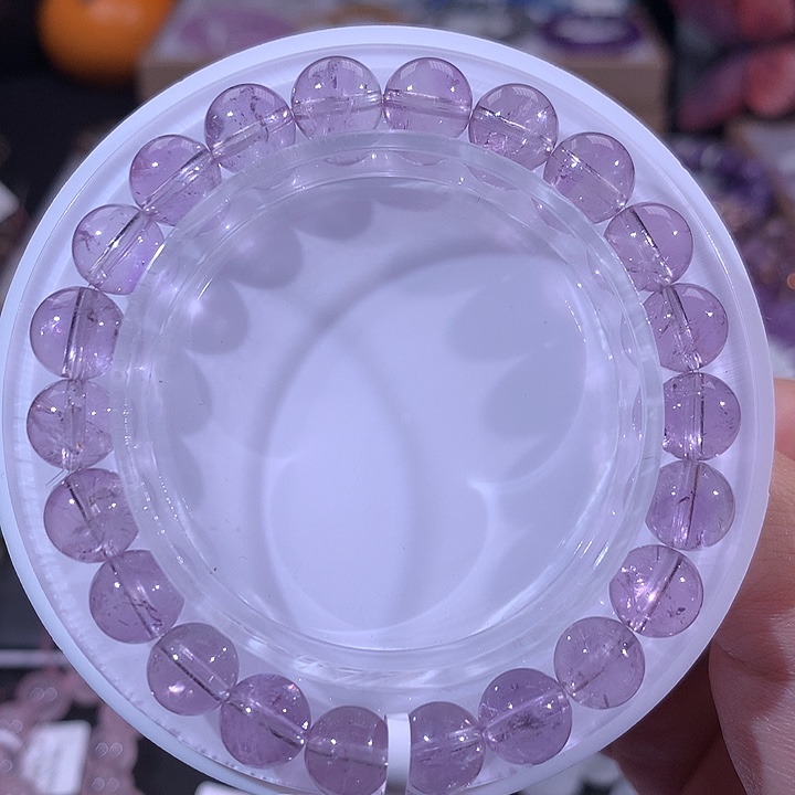 水晶手链14K金镶嵌8m