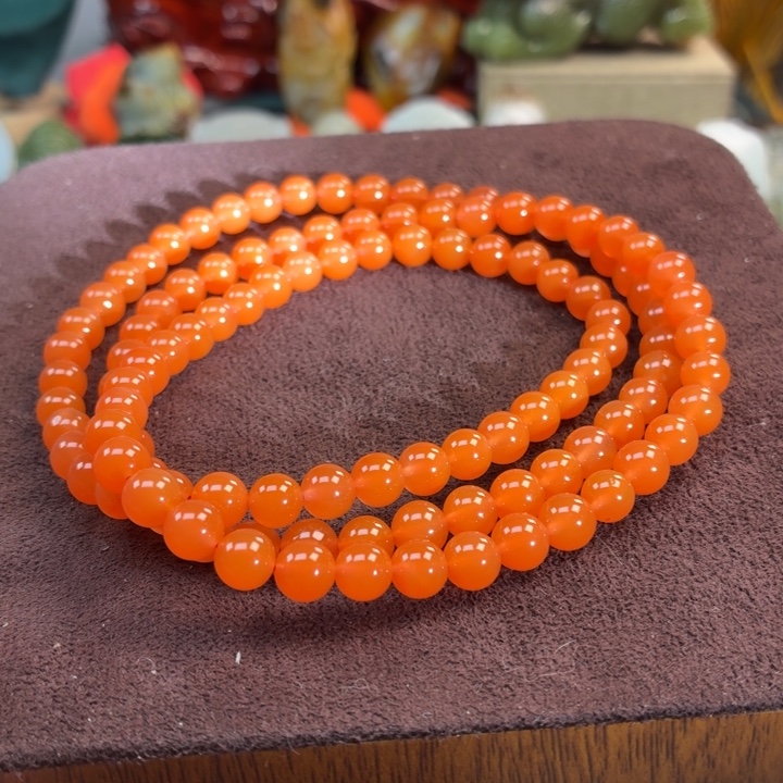 南红玛瑙未镶嵌颈饰