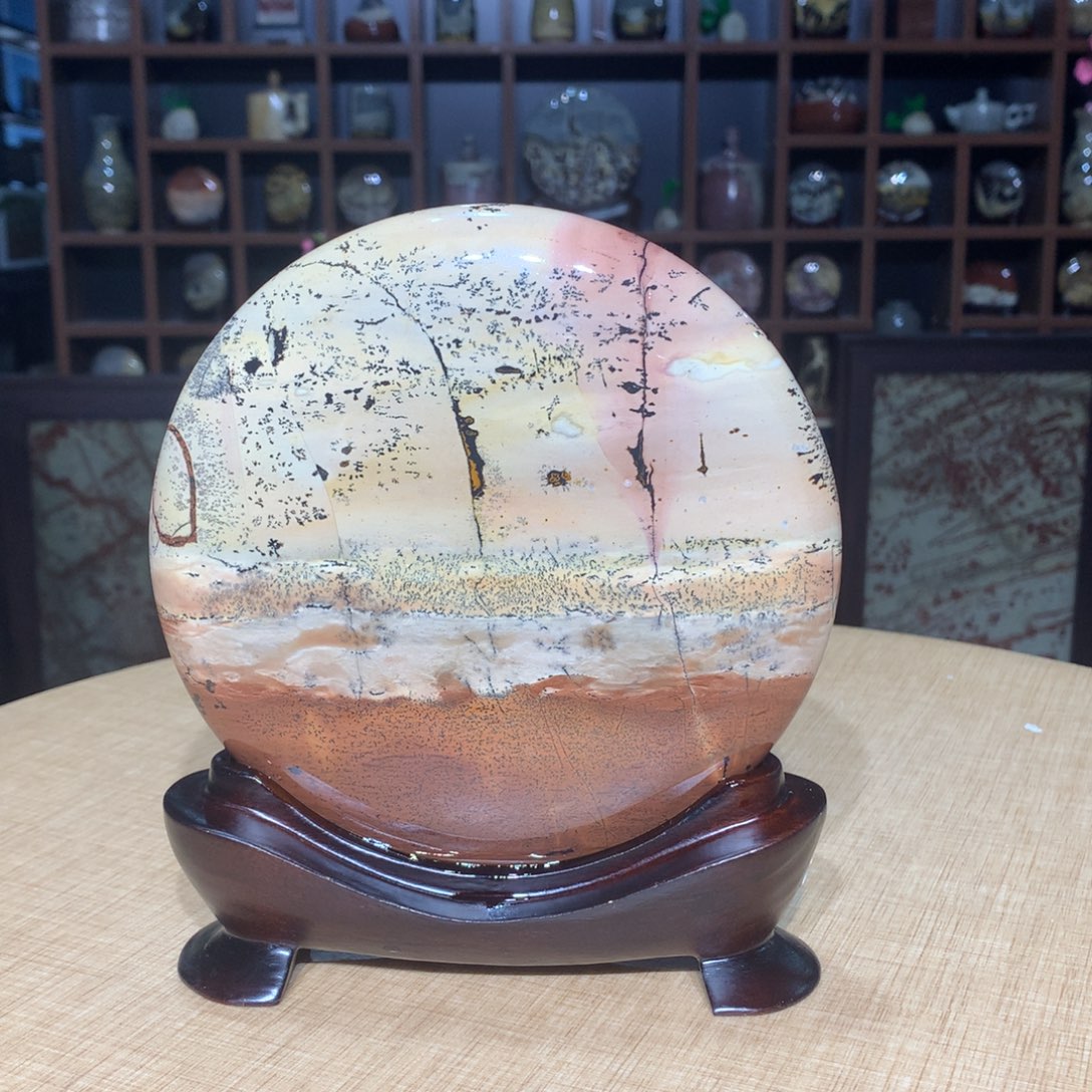 紫砂，广西国画石摆件，收藏观赏