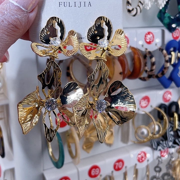 仿珍珠铁合金合金饰品耳饰21