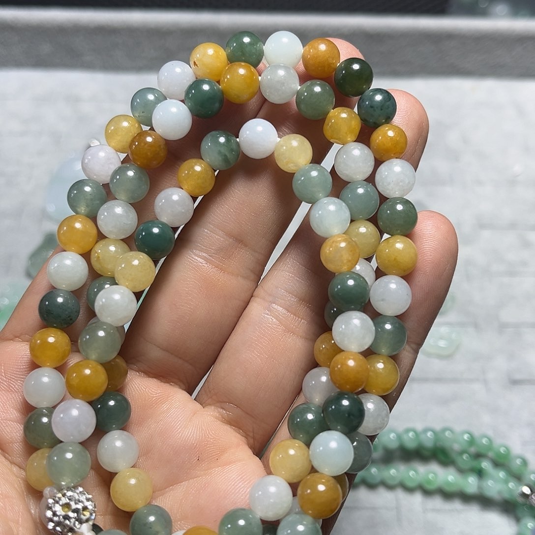 未镶嵌定制翡翠项链