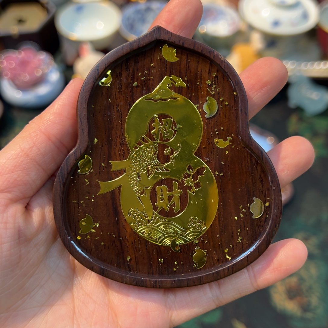 摆件特价葫芦杯垫
