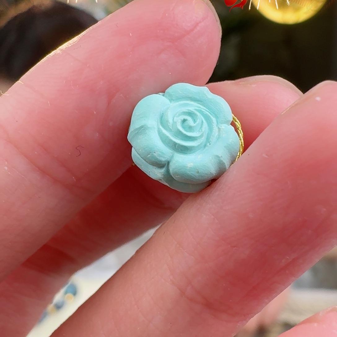 绿松石珠宝奇石未镶嵌