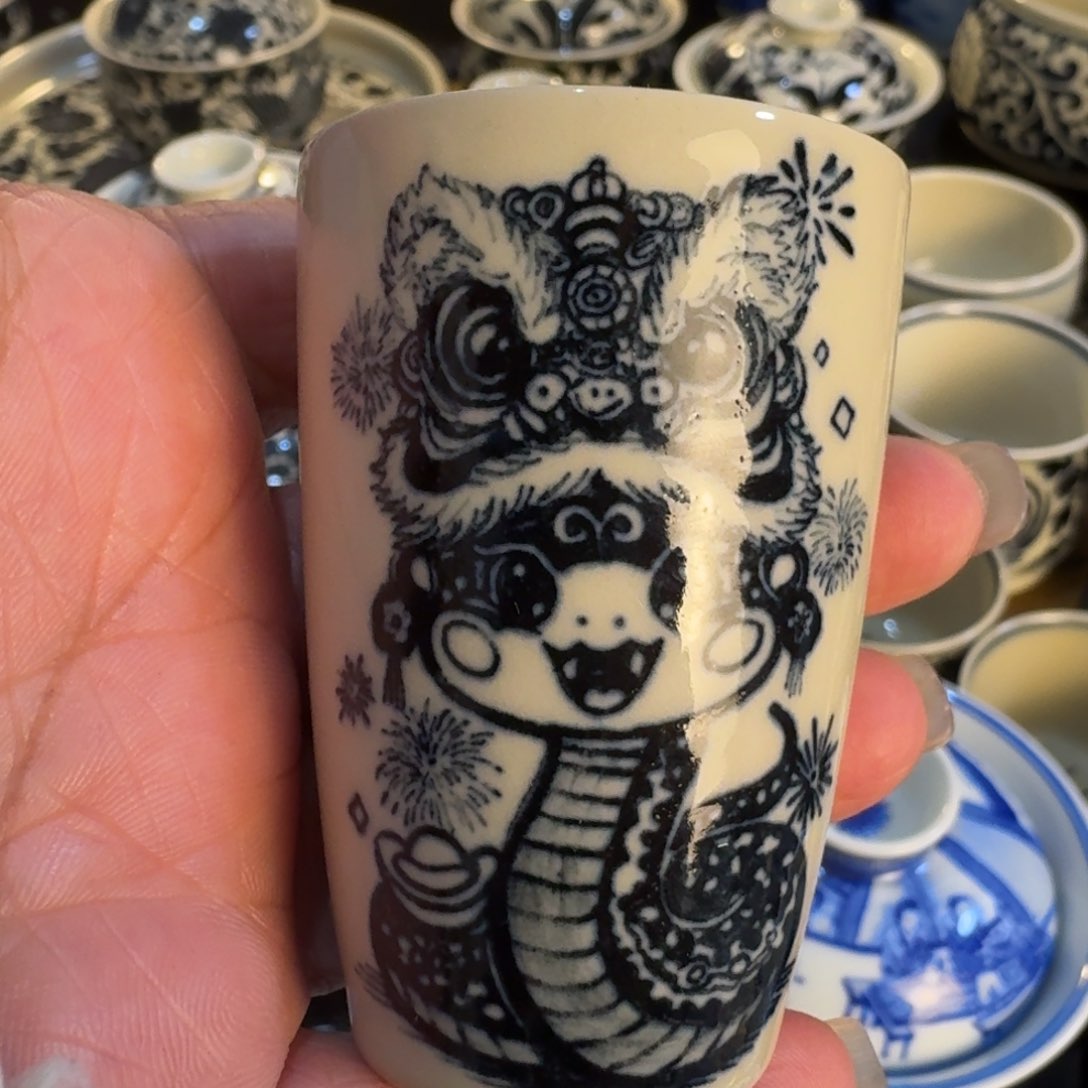 景德镇陶瓷手绘单杯