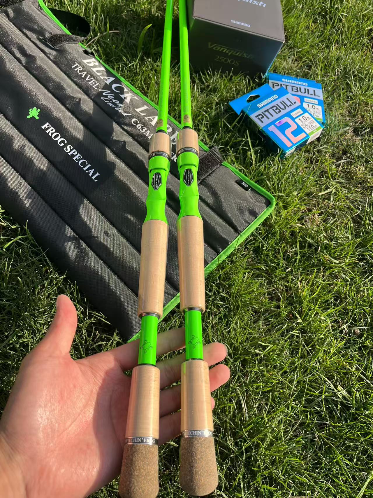 小绿蛙升级版路亚竿路亚竿套装五节竿远投竿路亚竿推荐