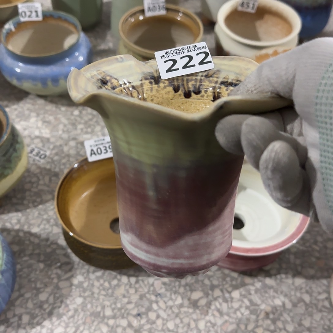 瓷片s*n次品景德镇手工花盆