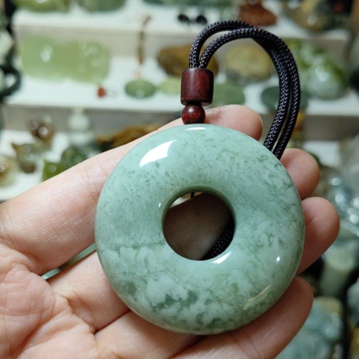 岫玉平安扣未镶嵌