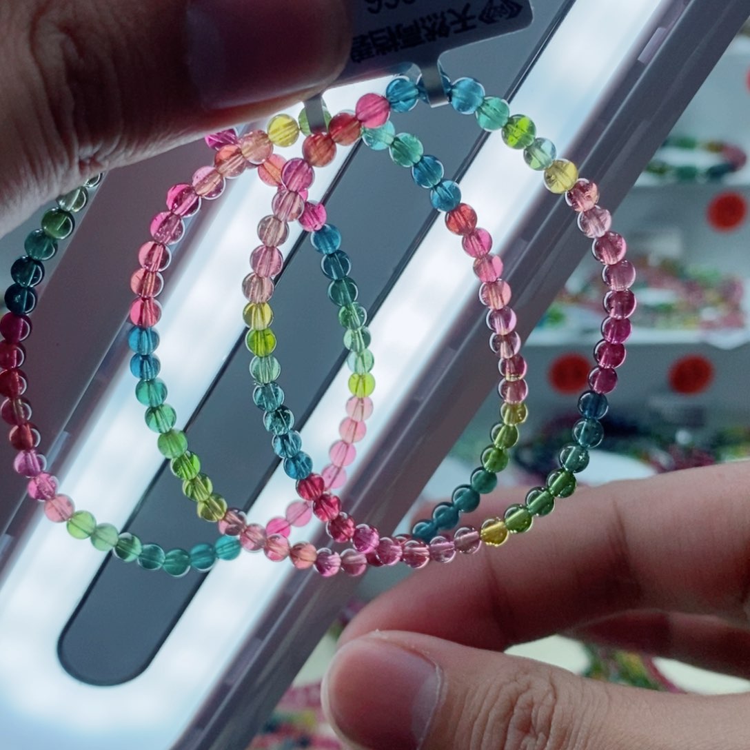 碧玺手链未镶嵌多样性发一条