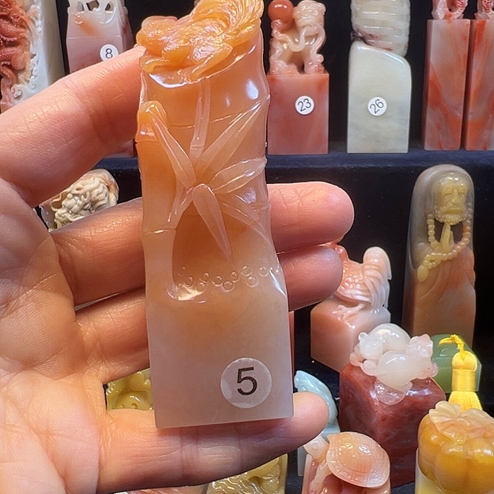 寿山石印石寿山石手工雕刻