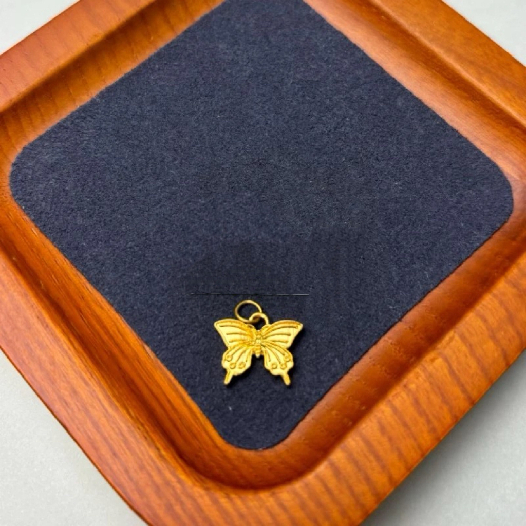 足金999素金蝴蝶提溜WH1104