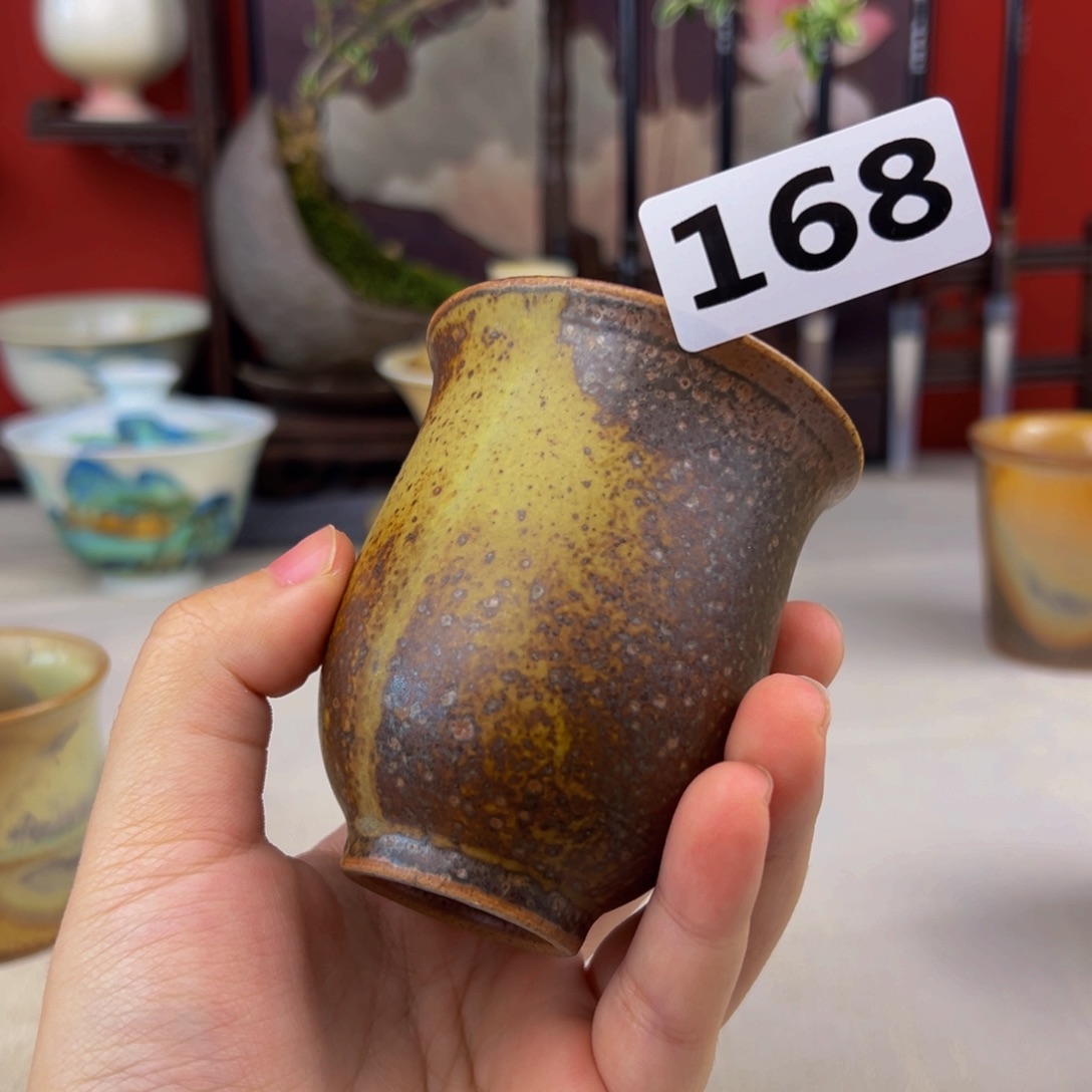 杯子纯手工柴烧主人杯