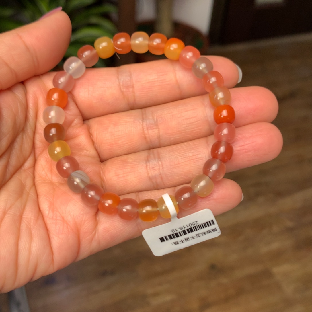 南红玛瑙单圈未镶嵌250116-19