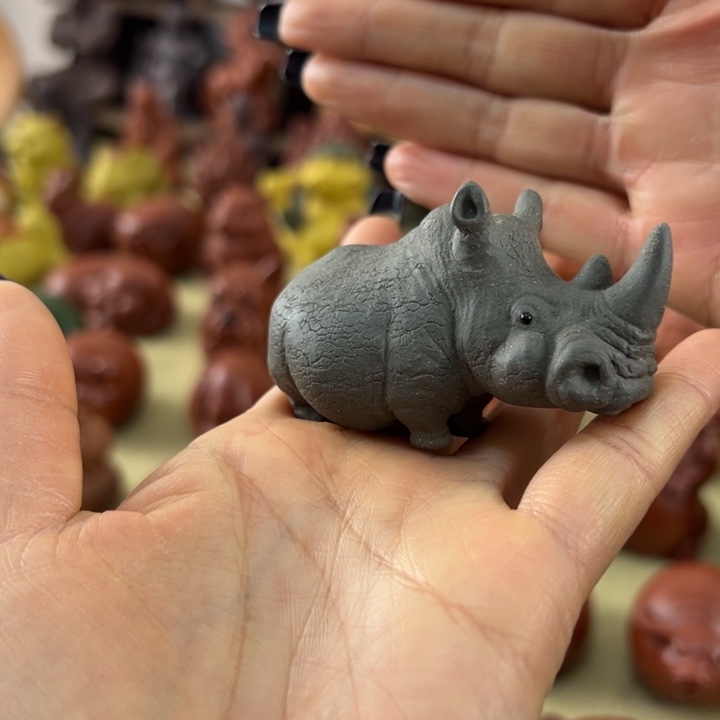 紫砂茶宠C*紫砂犀牛