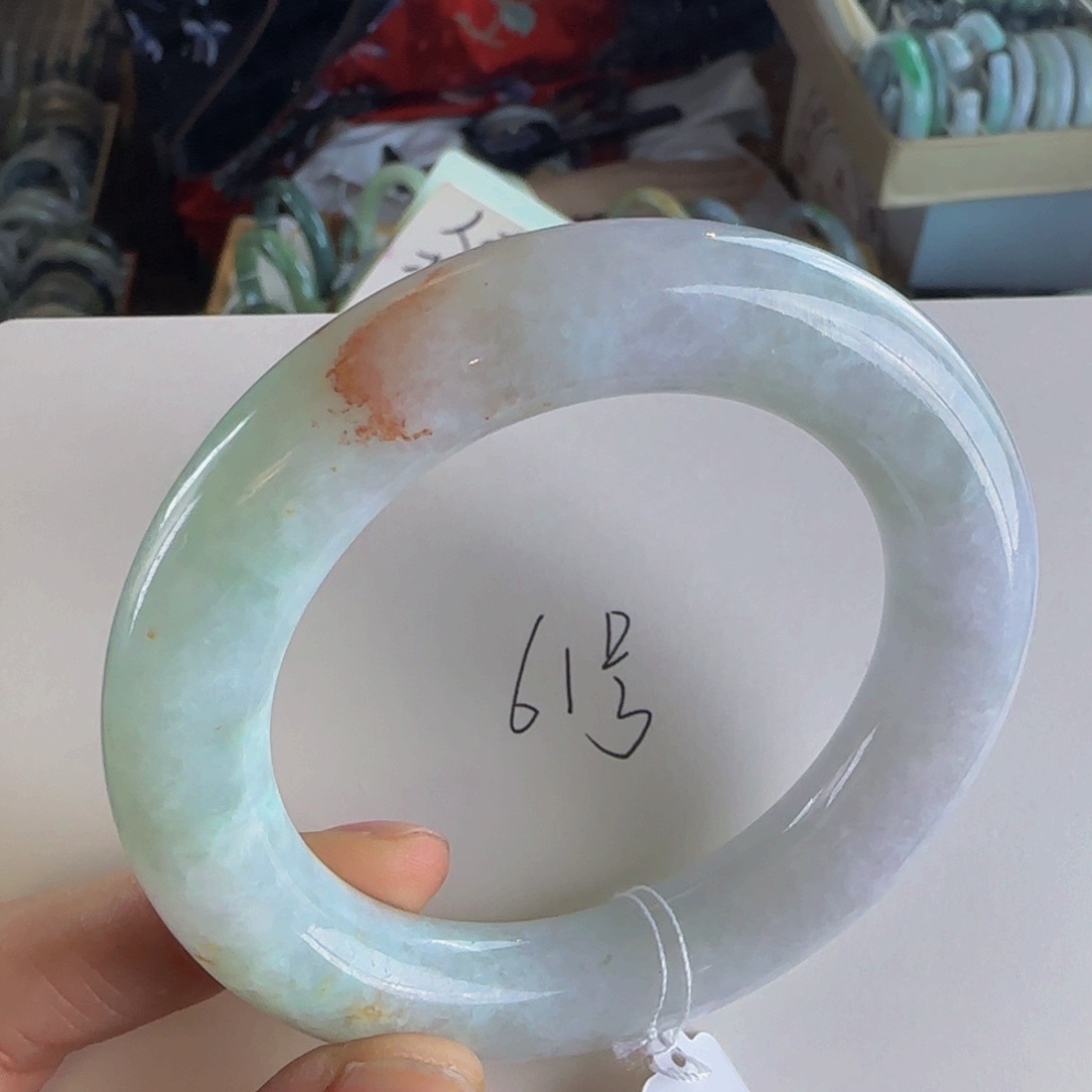 翡翠手镯未镶嵌老坑56圈13.4。13