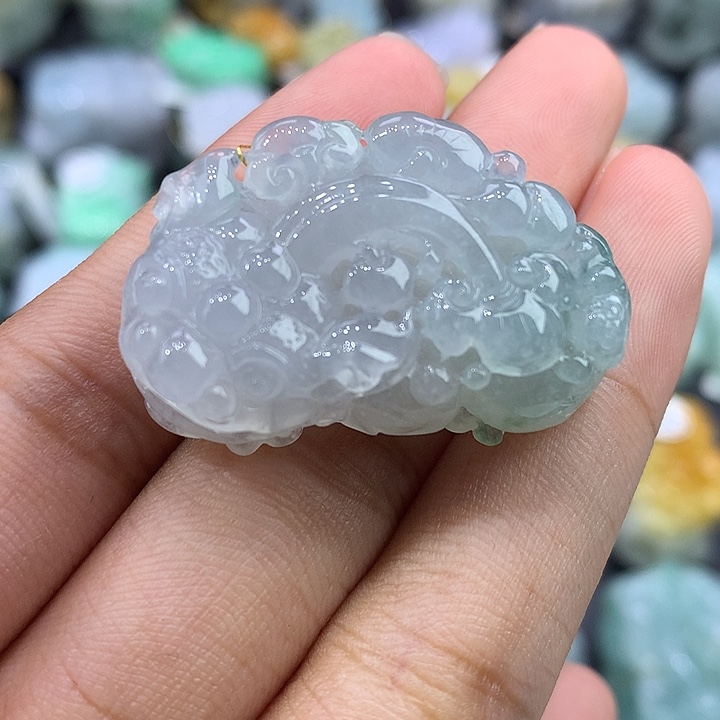 翡翠未镶嵌颈饰天然缅甸翡翠