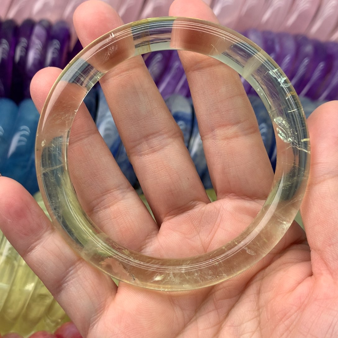 紫晶手镯未镶嵌手镯
