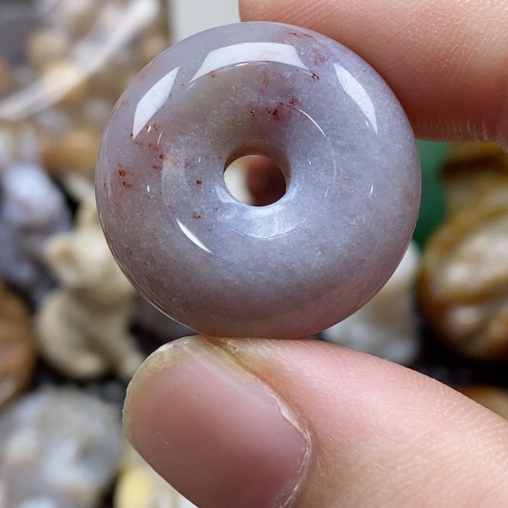 硅化珊瑚（珊瑚玉）颈饰未镶嵌小吊坠