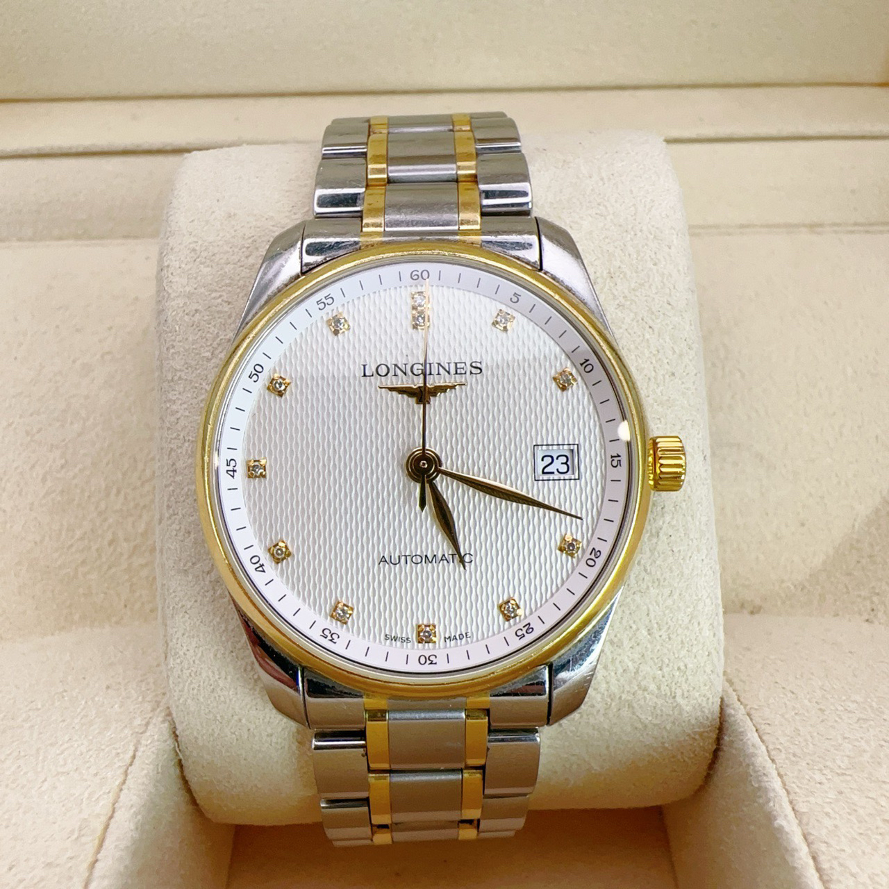 99新 Longines/浪琴 女表制表传统 L2.518.5.77.7自动机械36毫米