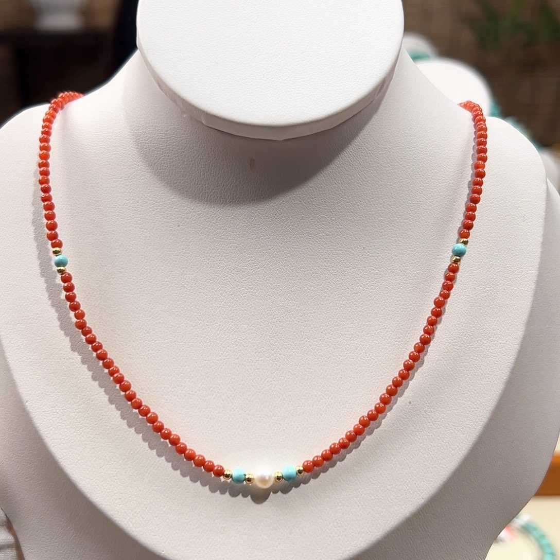 南红玛瑙未镶嵌13小米锁骨链放漏卡2+