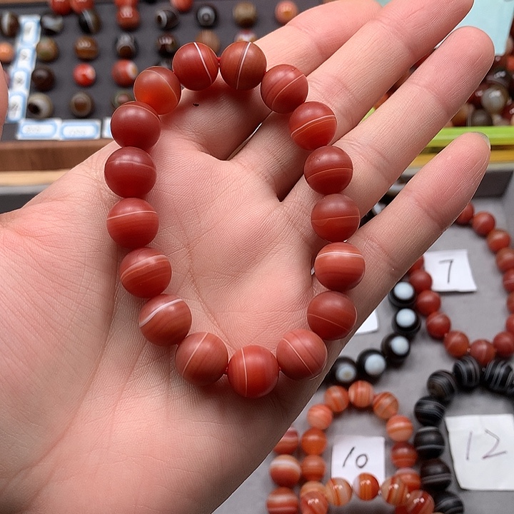 玛瑙/玉髓未镶嵌手链