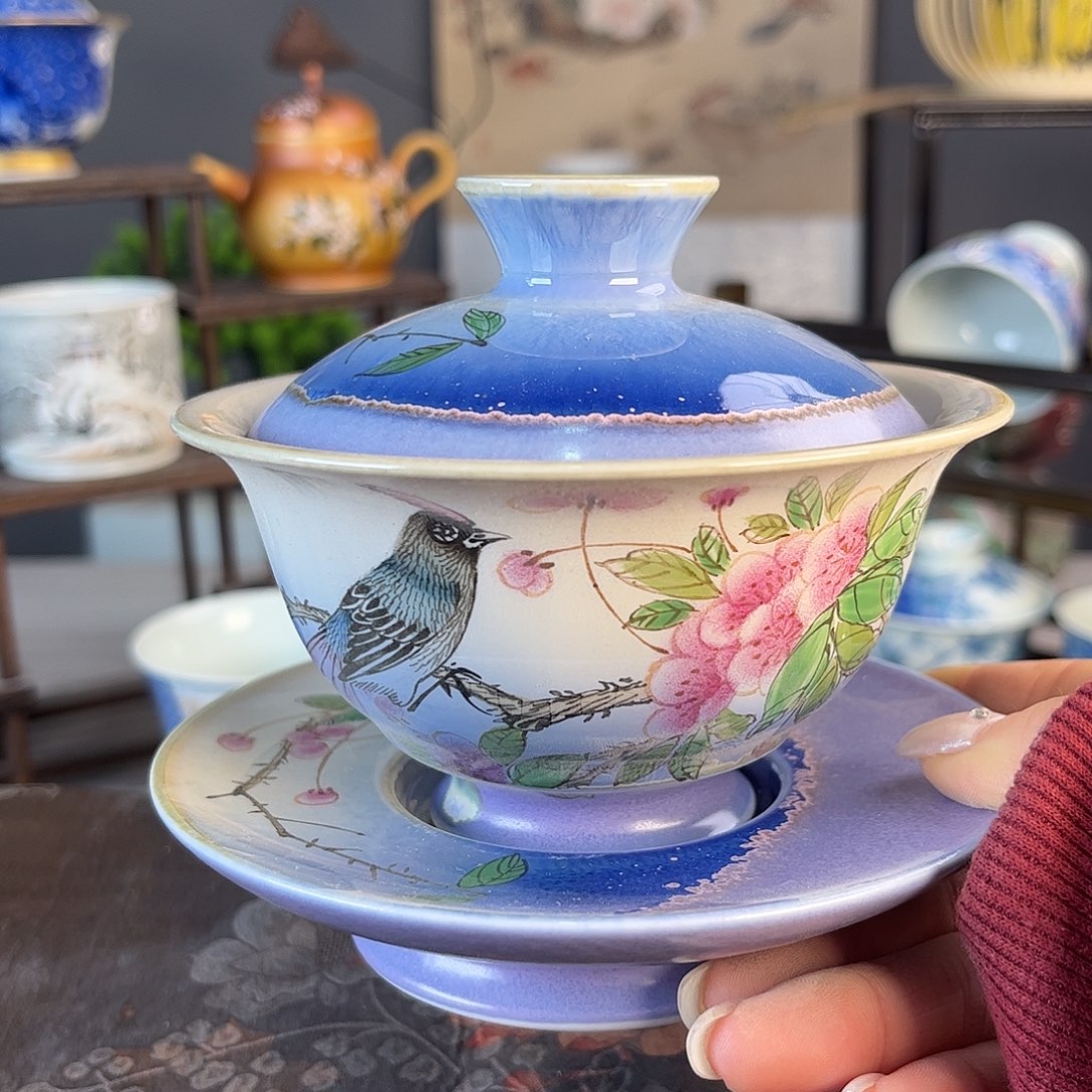 杯景德镇陶瓷茶杯多人