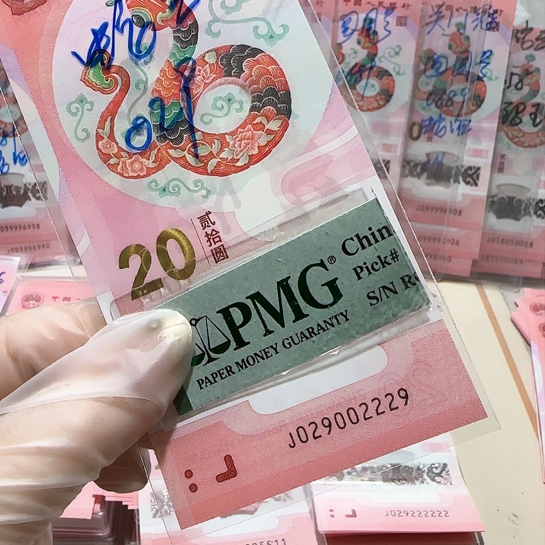 纸029002229。。。蛇3龙珠包PMG67分