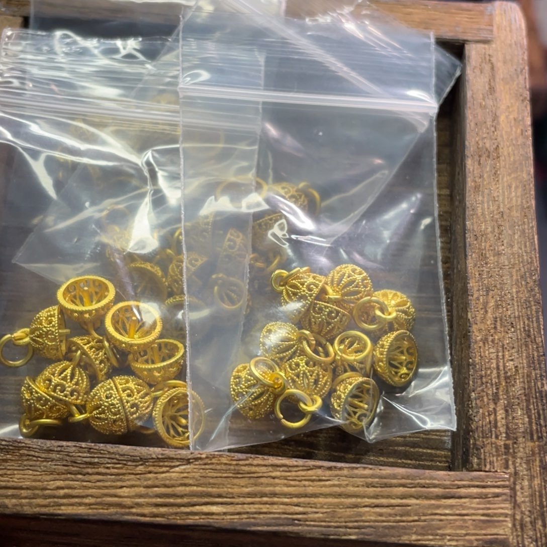 中号珠帽10个装手工diy配件