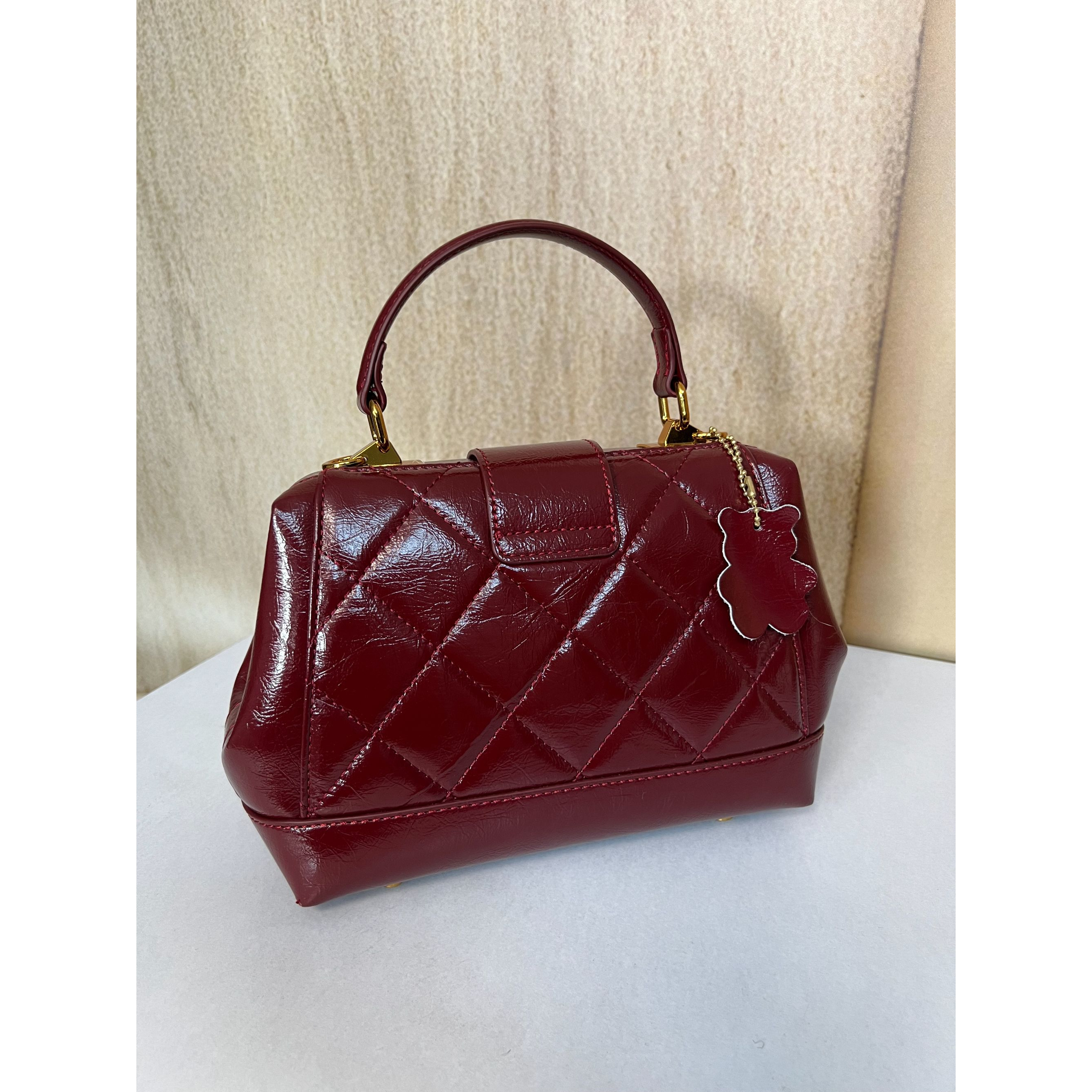 TOLEX2025新款手工大医时尚百搭女包红色