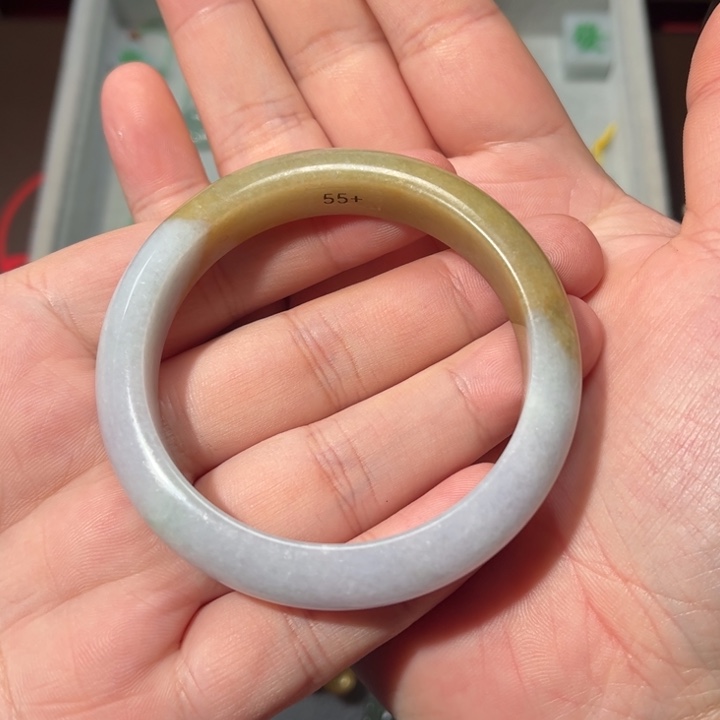 幽***游翡翠未镶嵌手镯1470