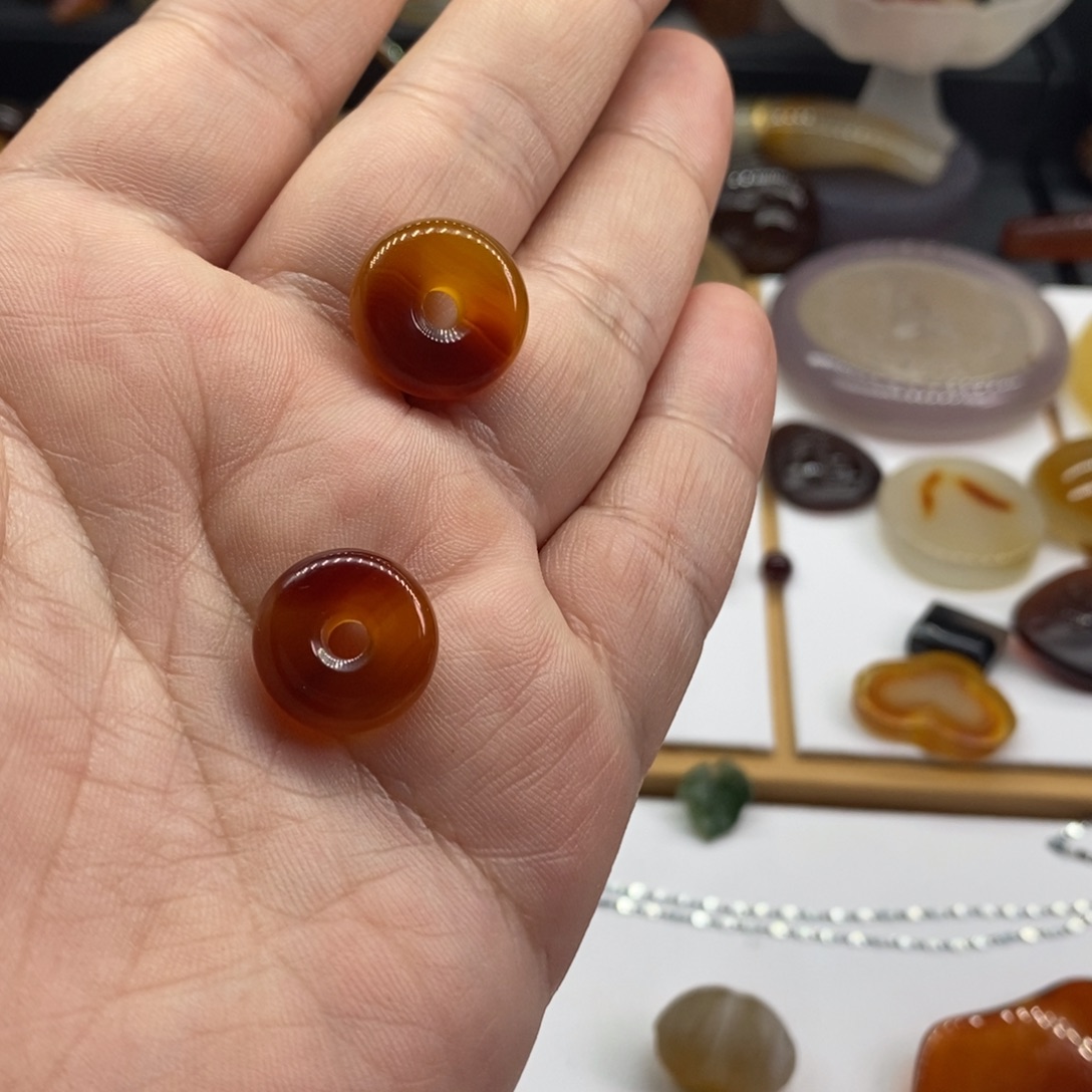 玛瑙/玉髓未镶嵌颈饰