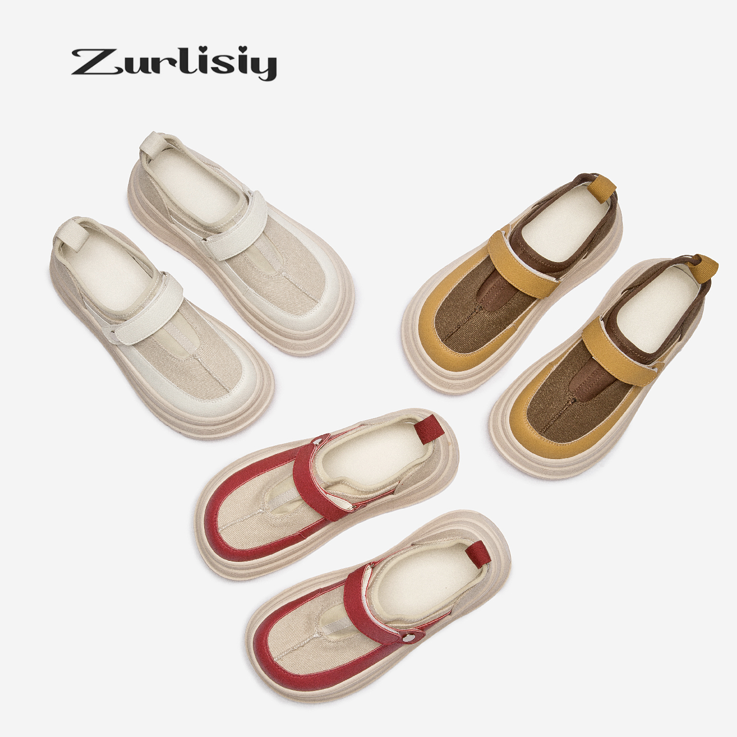 [Zurlisiy]原创女鞋全网首发真皮单鞋敲软敲透气防滑女单鞋5L233