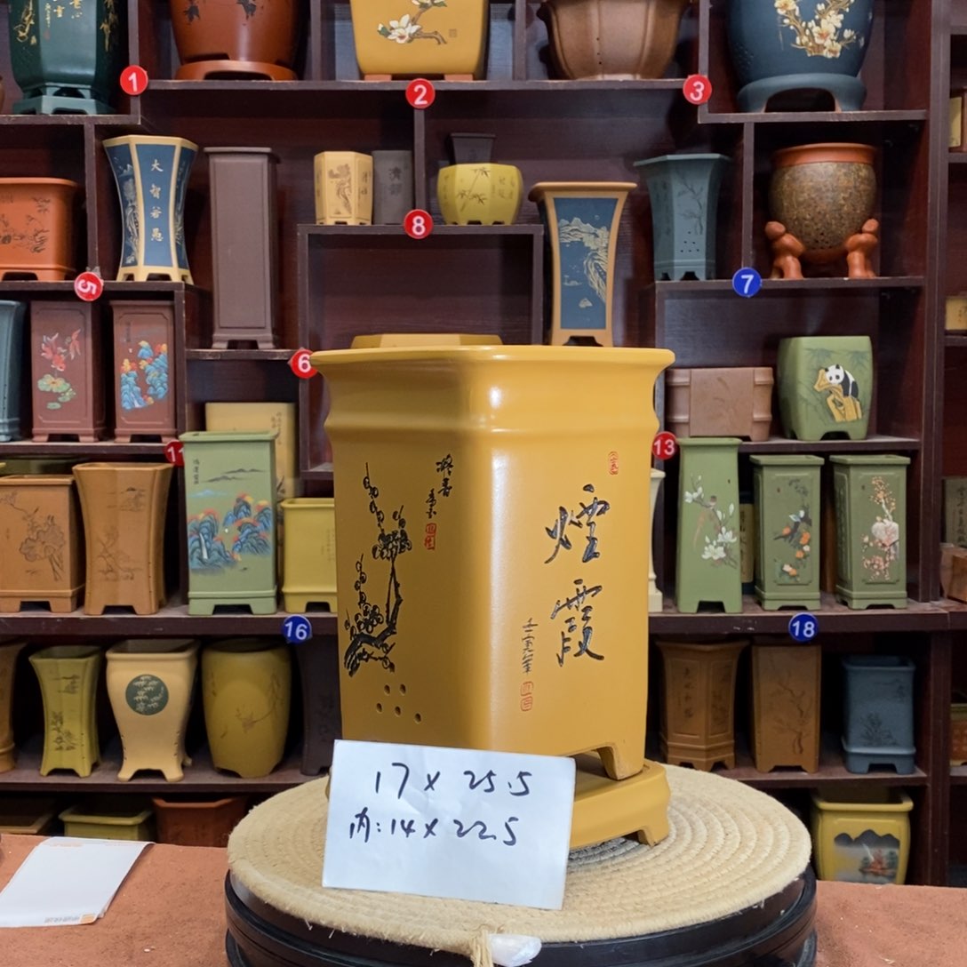 紫砂花盆紫砂艺术