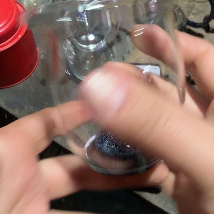 玻璃手工艺品玻璃茶器无耳黑星空