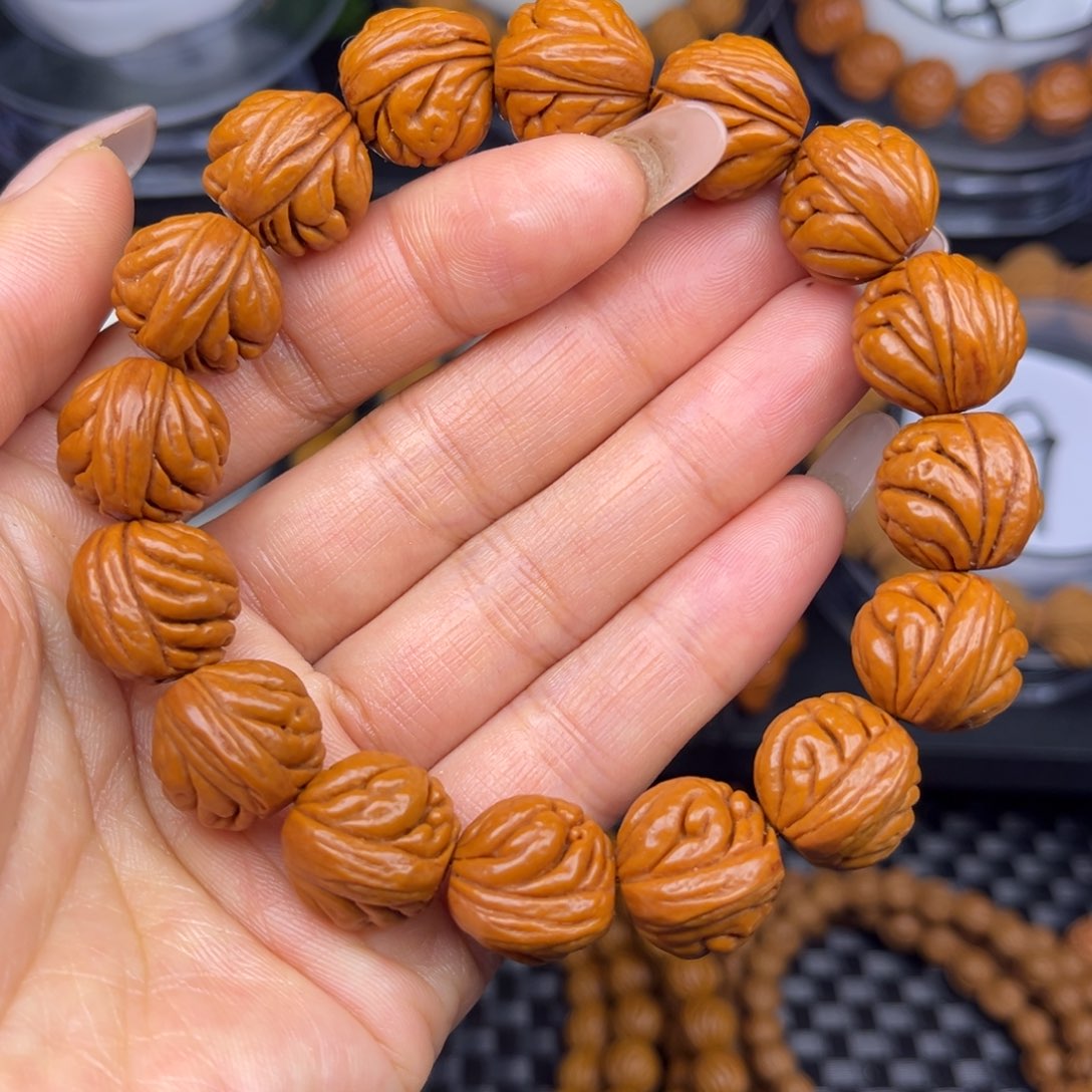 文玩核桃手串疙瘩龙单圈