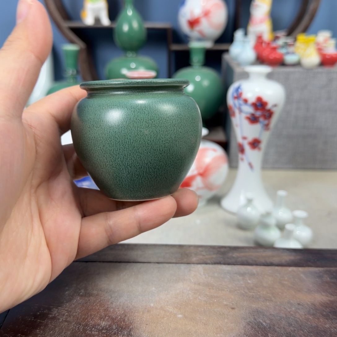陶瓷手工小花器摆件